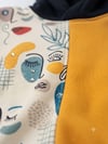 Kız Çocuk Mavi Baskılı Kapüşonlu SweatshirtKazakHilal Akıncı Kids