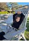 Kız Çocuk Triko Kazak Kazayağı Model Şort Kemer Siyah Çorap 4'lü TakımAlt - Üst TakımHilal Akıncı Kids
