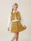 Kız Çocuk Yelek Etek Beyaz Gömlek 3'lü TakımAlt-Üst TakımHilal Akıncı Kids
