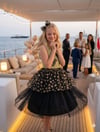 Kız Çocuk Yıldızlı Simli Love Model Abiye ElbiseAbiye ElbiseHilal Akıncı Kids