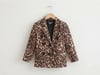 Leopar Desenli Blazer CeketKız ÇocukHilal Akıncı Kids