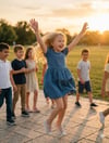 Pamuk Keten Basic ElbiseKız ÇocukHilal Akıncı Kids