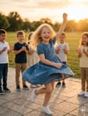 Pamuk Keten Basic ElbiseKız ÇocukHilal Akıncı Kids