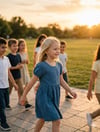 Pamuk Keten Basic ElbiseKız ÇocukHilal Akıncı Kids
