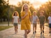 Pamuk Keten Basic ElbiseKız ÇocukHilal Akıncı Kids