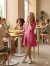 Puantiye Desen Retro ElbiseElbiseHilal Akıncı Kids