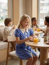 Puantiye Desen Retro ElbiseElbiseHilal Akıncı Kids
