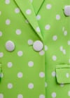Puantiyeli Blazer Ceket ve Beyaz Şort TakımKız ÇocukHilal Akıncı Kids