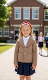 Unısex 3 Iplik Şardonlu Blazer CeketCeketHilal Akıncı Kids