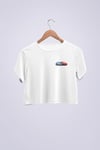  SALLY and MCQUEEN Crop T-shirt