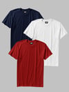 3'lü Varyasyonlu Basic T-Shirt