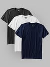 3'lü Varyasyonlu Basic T-Shirt