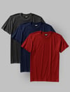3'lü Varyasyonlu Basic T-Shirt