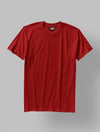 4'lü Siyah-Beyaz-Lacivert-Kırmızı Renk Basic T-Shirt