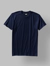 4'lü Siyah-Beyaz-Lacivert-Yeşil Renk Basic T-Shirt