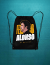 Alonso El Matador Büzgüllü Bez Siyah Sırt Çantası