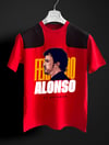 Alonso El Matador  kırmızı siyah T-shirt