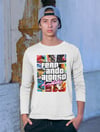 Alonso GTA Uzun Kollu Beyaz T-Shirt