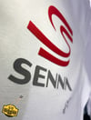 Ayrton Senna İmzalı Senna Logolu Kabartma Baskılı T-Shirt