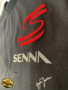 Ayrton Senna İmzalı Senna Logolu Kabartma Baskılı T-Shirt