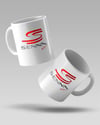 Ayrton Senna Logo Baskılı Beyaz Kahve Kupa Bardak