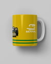Ayrton Senna McLaren Beyaz Kupa Bardak