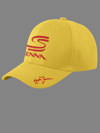 Ayrton Senna özel kadife baskılı Buz mavi Şapka