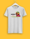 Ayrton Senna Parlayan Vizör Baskılı T-Shirt Beyaz