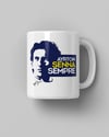 Ayrton Senna Sempre Baskılı Beyaz Kahve Kupa Bardak