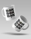 BOX BOX BOX Formula 1 Temalı Baskılı Beyaz Kahve Kupa Bardak