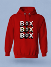 Box Box Box Kırmızı Sweatshirt Hoodie