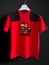 Carlos Sainz Pixel  kırmızı siyah T-shirt