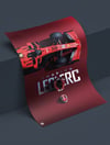 Charles Leclerc Flyer Poster