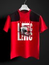 Charles leclerc kask kırmızı siyah T-shirt