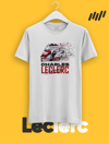 Charles Leclerc Kask Parlayan Vizör Baskılı T-Shirt