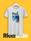 Daniel Ricciardo Kask Parlayan Vizör Baskılı T-Shirt