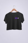 Daniel Ricciardo RİC 3 Siyah Crop T-shirt
