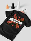 Destroyed Baskılı Unisex Siyah T-Shirt