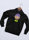 Hamilton Cartoon 44 Siyah  Hoodie