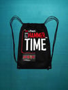Hammer Tıme Büzgüllü Bez Siyah Sırt Çantası