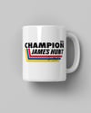 James Hunt Champion 1976 Baskılı Beyaz Kahve Kupa Bardak
