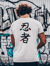 Kawasaki Ninja Motosiklet Beyaz T-Shirt 