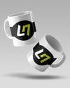 Lando Norris Logo Baskılı Beyaz Kupa Bardak