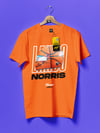 Lando Norris Miami Helmet Turuncu T-Shirt