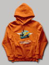 Leclerc 2023 Parlayan Kask  Kapşonlu Turuncu Sweatshirt Hoodie Kapşonlu