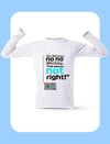 Lewis Hamilton No Mickey No No Uzun Kollu Beyaz T-Shirt