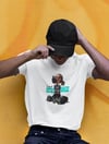 Lewis Hamilton Pixel Art Beyaz T-Shirt