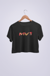 Max MV1  Siyah Crop T-shirt