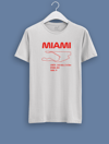 Miami GP Beyaz T-Shirt