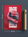 Michael Schumacher Flyer Poster